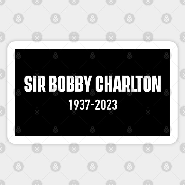 Sir Bobby Charlton RIP Legacy Sticker by shieldjohan